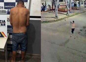 VÍDEO: mulher é arrastada na rua durante tentativa de estupro e salva por policial à paisana em MT