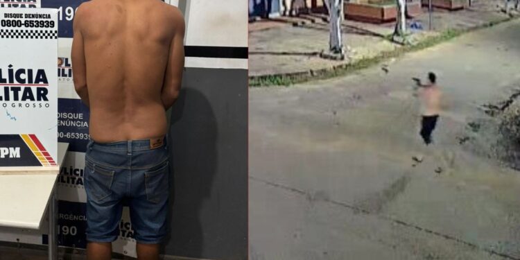 VÍDEO: mulher é arrastada na rua durante tentativa de estupro e salva por policial à paisana em MT